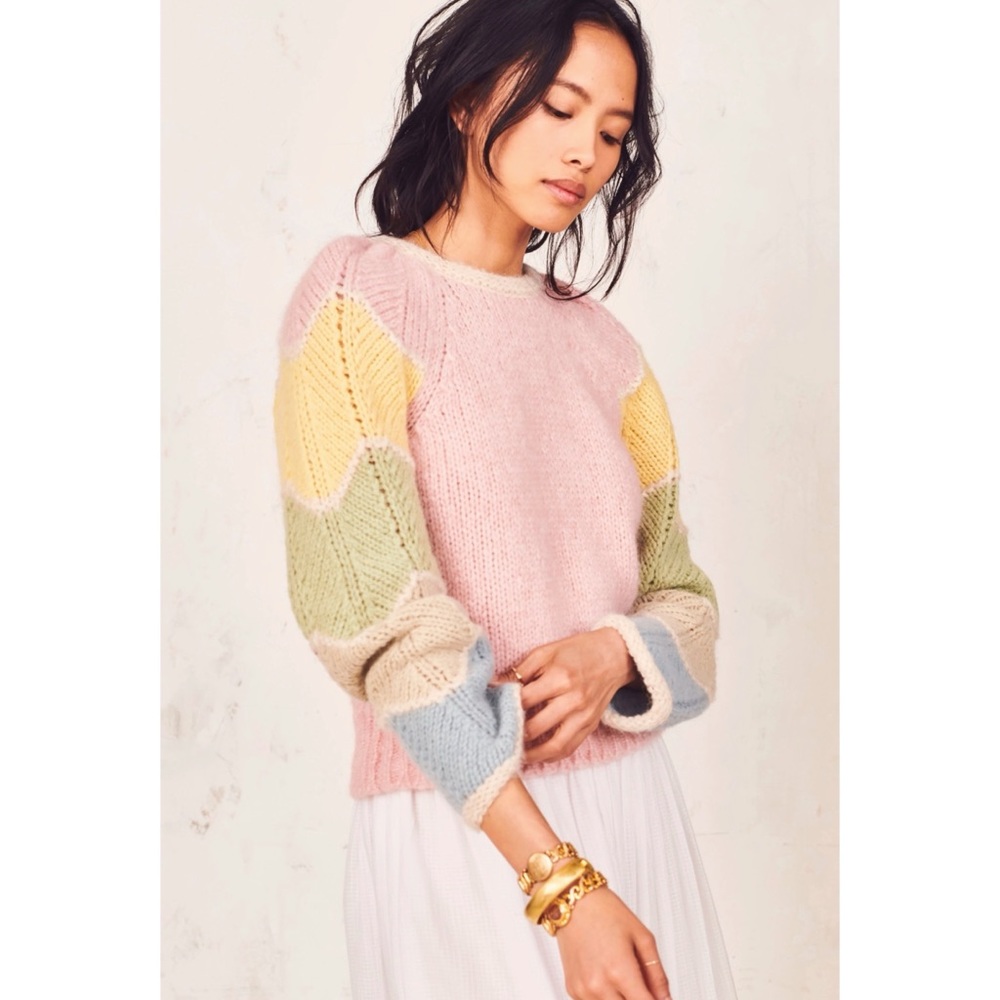 Loveshackfancy Aspyn Sweater Size Xs - image 1